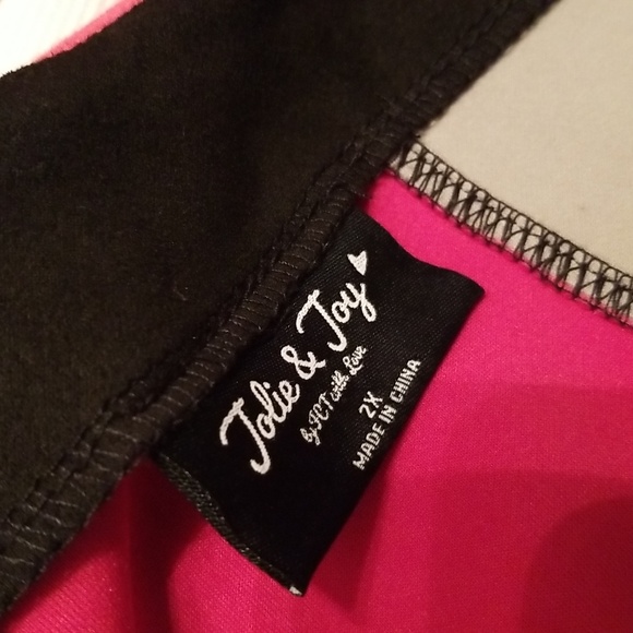 Jolie & Joy Faux Suede Colorblock Mini Skirt NWT Stretch Plus Sizes. - Picture 7 of 11